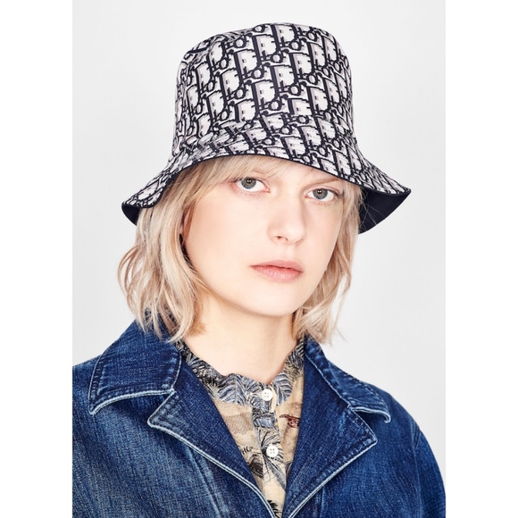 REVERSIBLE TEDDY-D SMALL BRIM BUCKET HAT CHRISTIAN DIOR - Picture 7 of 7